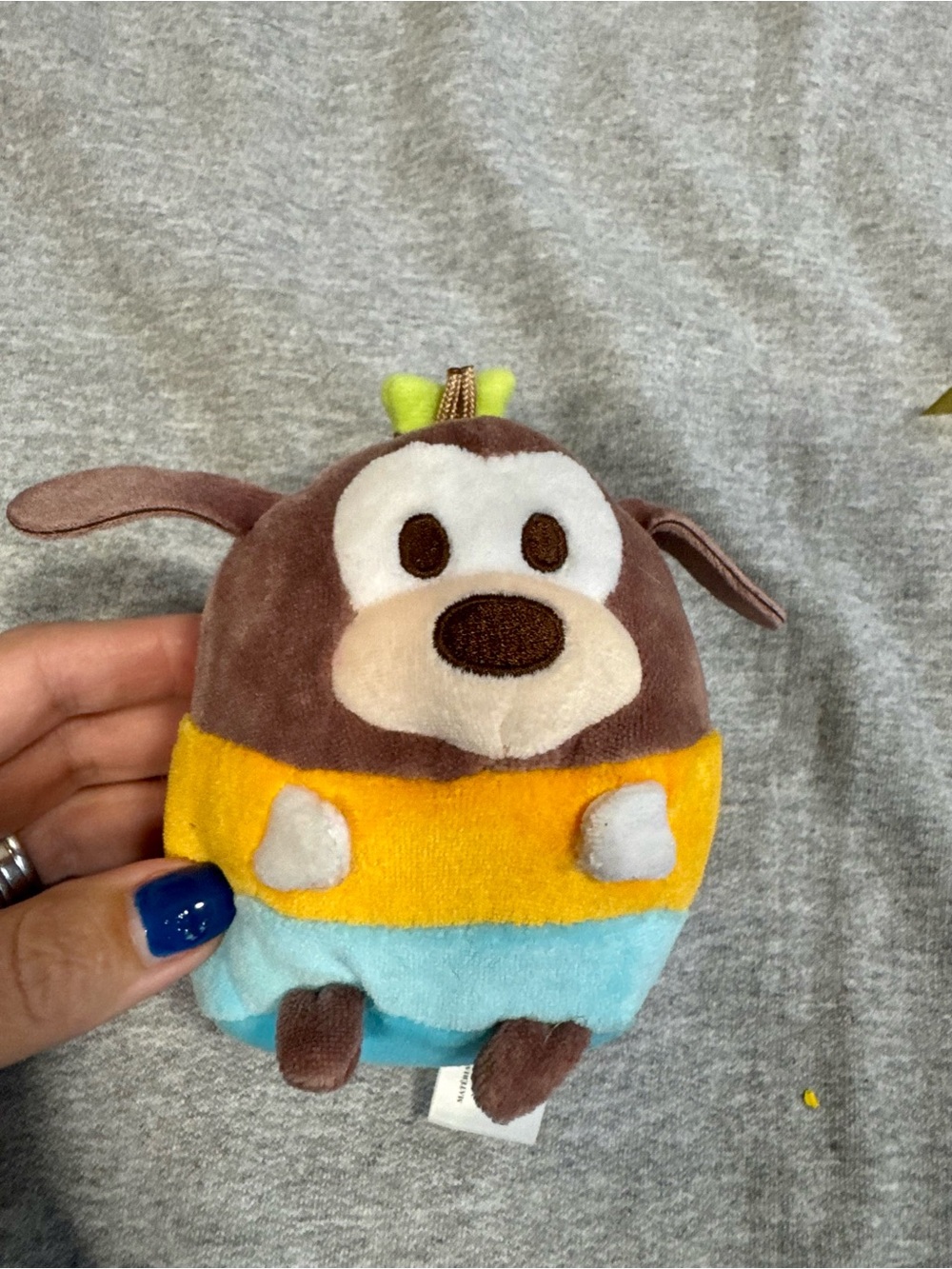 Disney Store Ufufy Goofy Plush - Small Round Stackable - Ufufy Collectable